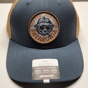 NWT - Patagonia Trucker Hat - Wild Fish Wild Waters snapback never worn